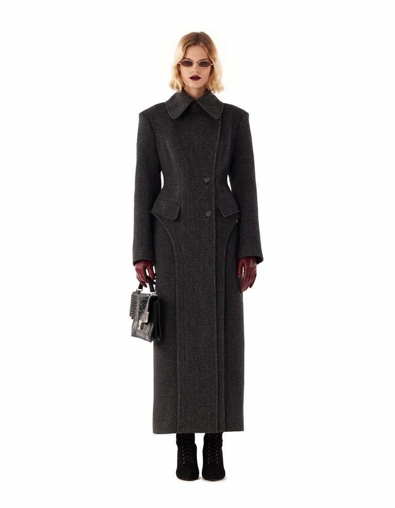 Sienna Coat Dark Grey